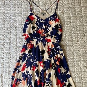 Express tropical print dress